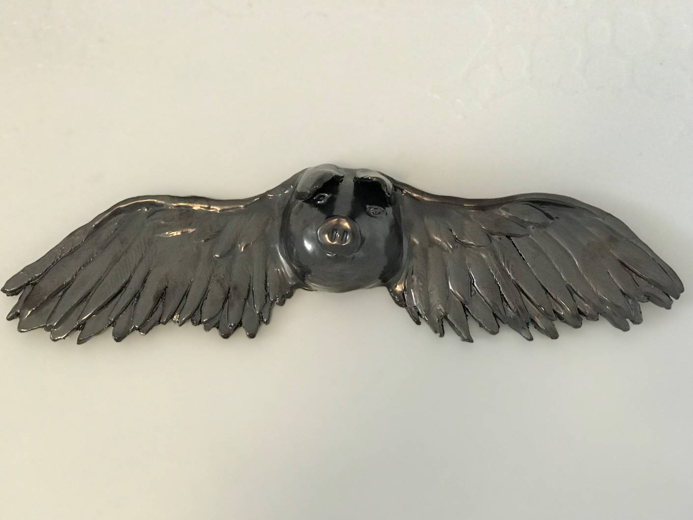 Pewter Pig with Wings